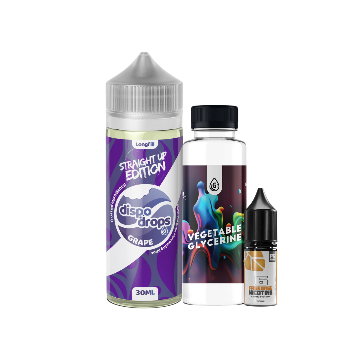 Grape Straight Up Longfill Combo