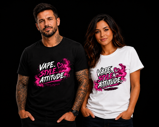 Vape. Style. Attitude.⢠T-Shirt