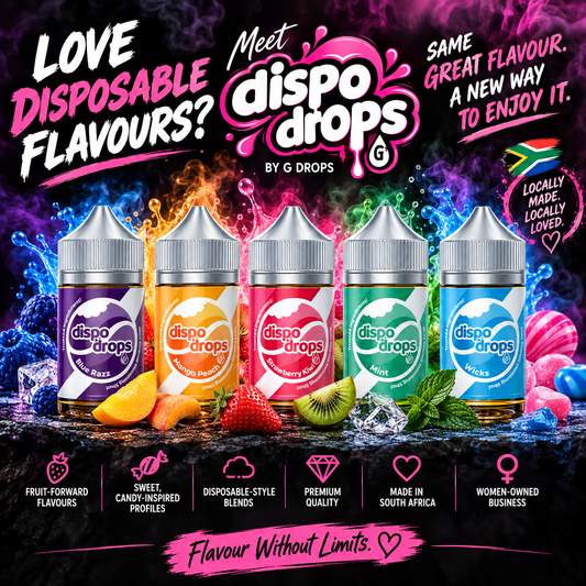 Love Disposable Flavours? Meet Dispo Drops by G Drops