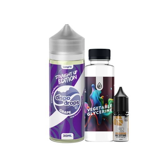 Grape Straight Up Longfill Combo