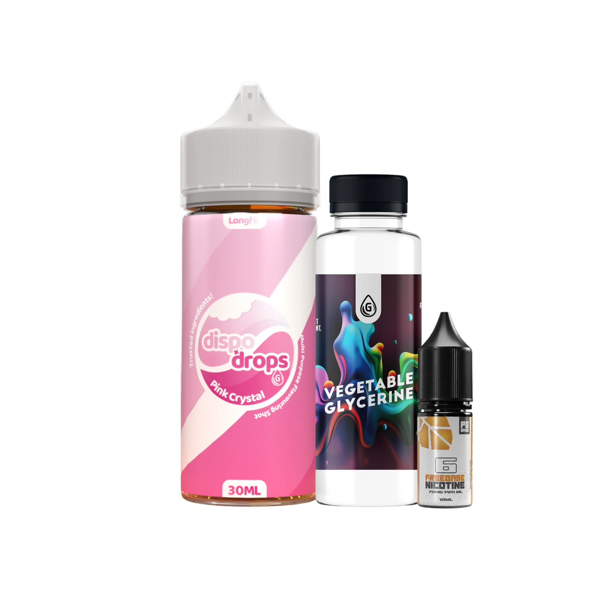 Raspberry Crystal Longfill Combo