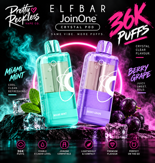 ELF BAR JoinOne Crystal Pod – 36K Puffs