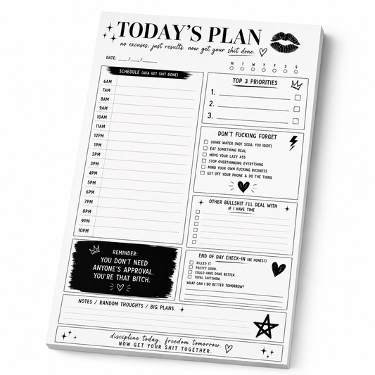 Pretty Reckless Notes Pad | 50 Sheets | A5