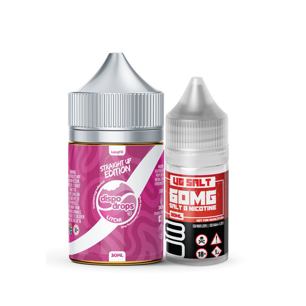 Litchi Straight Up 60ml Combo