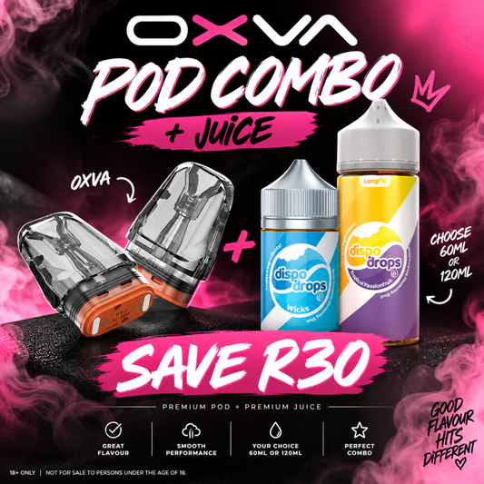OXVA Xlim GO LITE Pod + Any Juice Combo